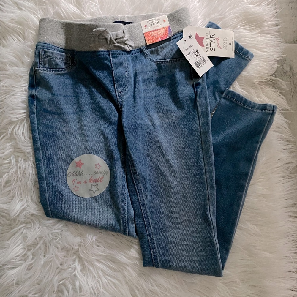 Imperial star girls jeggings sz8 NWT